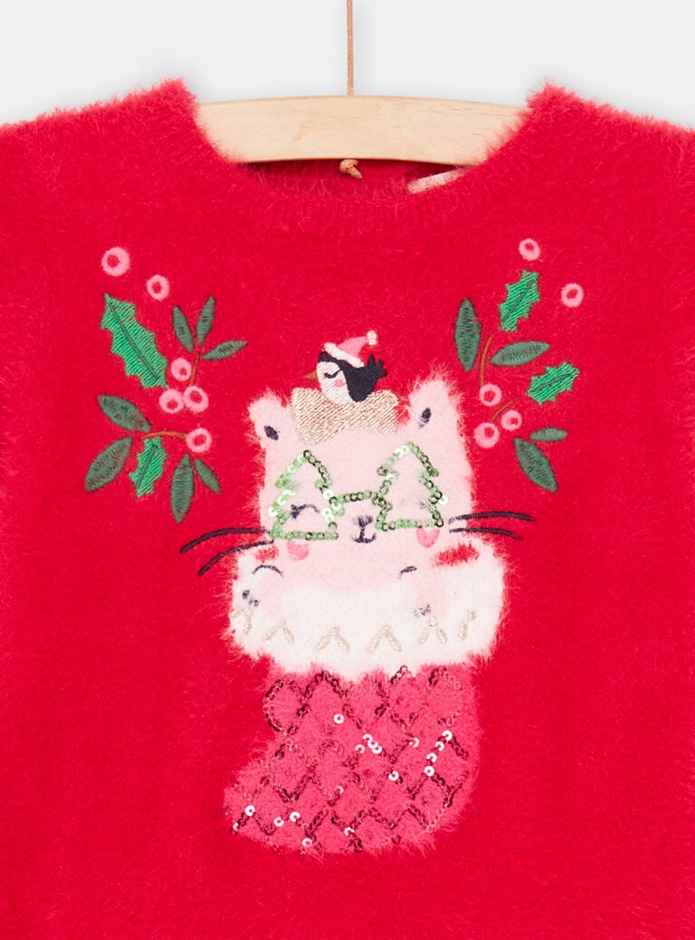 Pull tout doux pour bébé fille