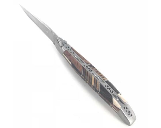Laguiole 12 cm- Puzzle Orgue - 2 mitres Couteau de poche par Laguiole en Aubrac