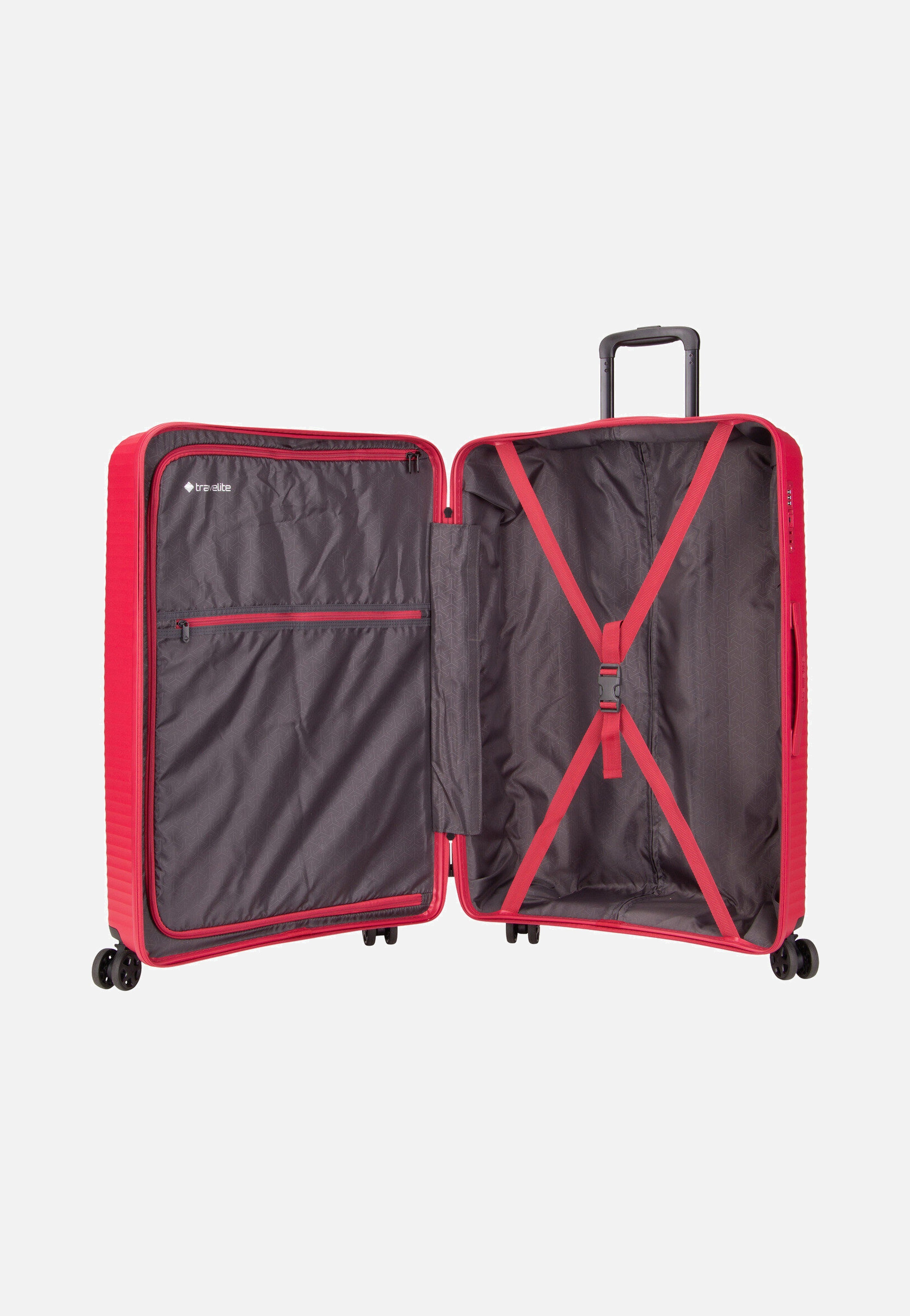 Air Stripe Trolley 4w L Red - Koffer