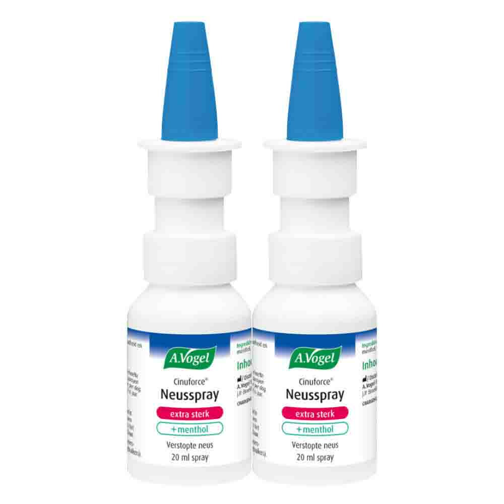 2x A.Vogel Cinuforce Neusspray Extra Sterk20 ml