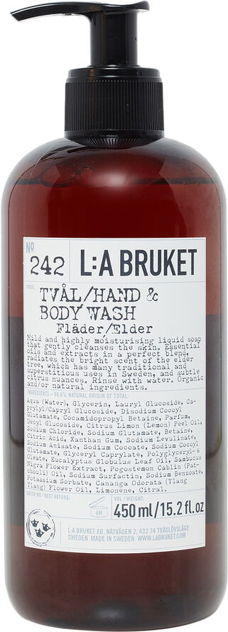 L:a Bruket Hand & Body Wash Elderflower 450 ml