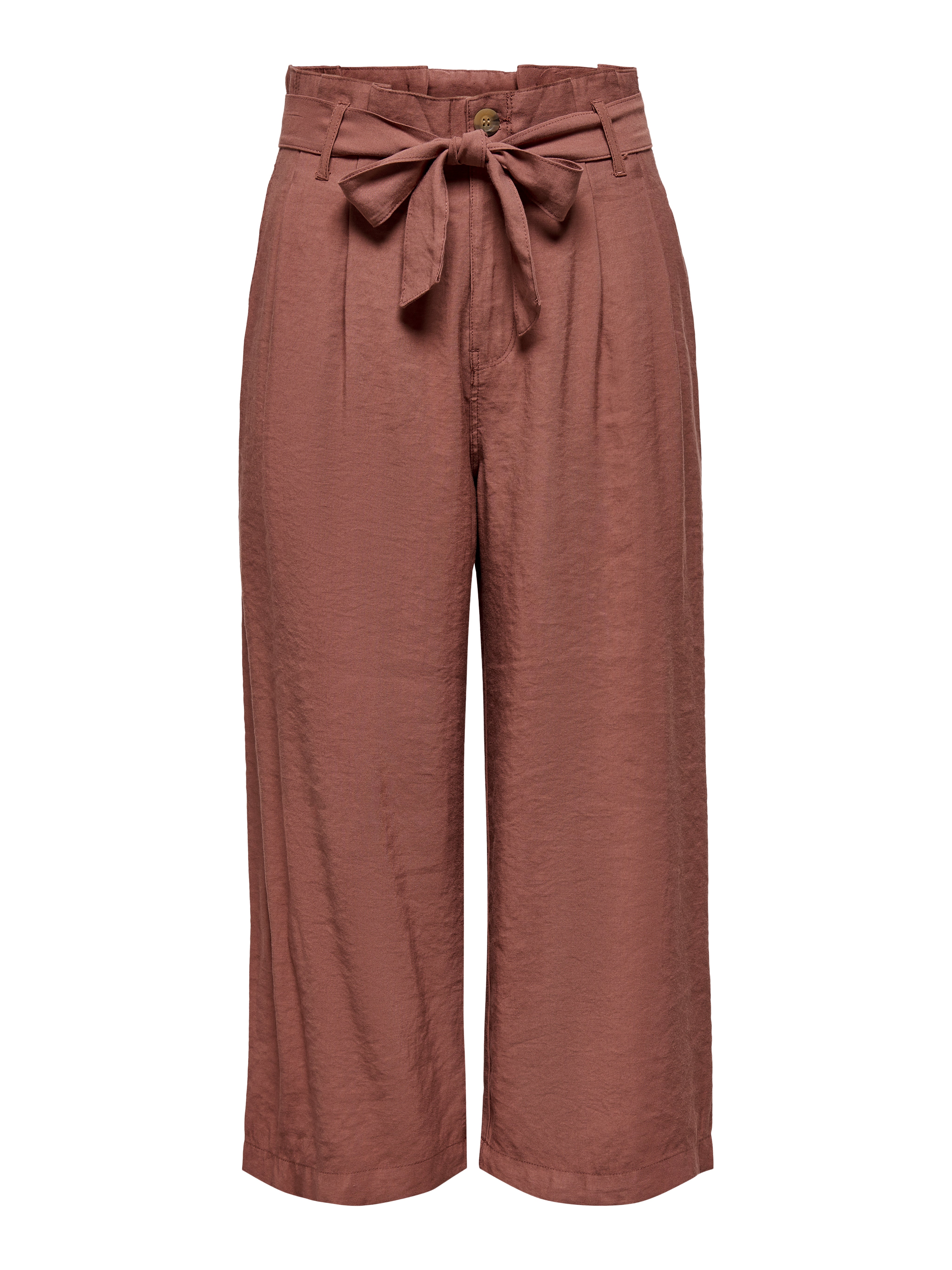 ONLAMINTA-ARIS Hohe Taille Locker geschnitten Paperbag Hose Apple Butter