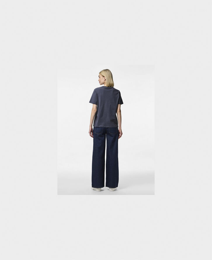 Pieces PCRIA SS SOLID TEE NOOS BC Ombre blue