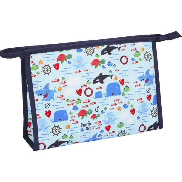 Kinderkulturtasche blau Maritim