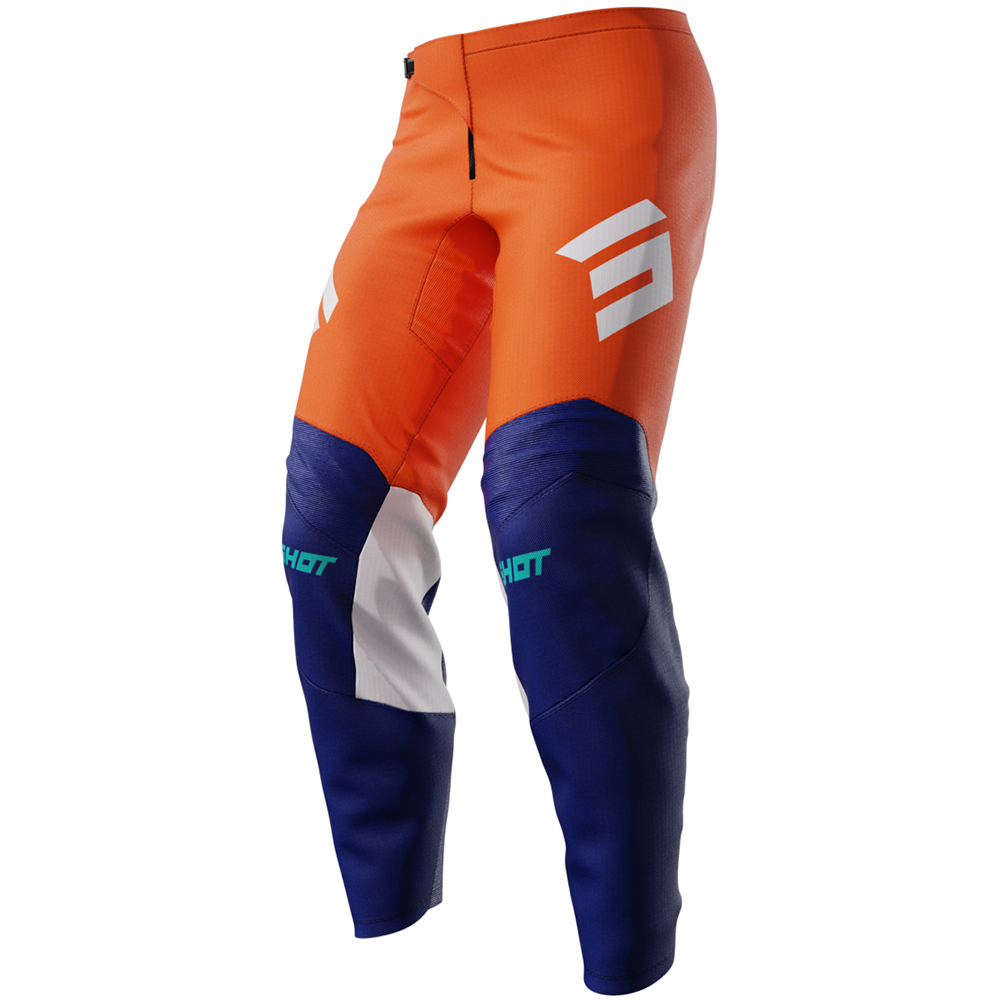Shot - Pantalon enfant Draw Kid Iron Orange / Bleu