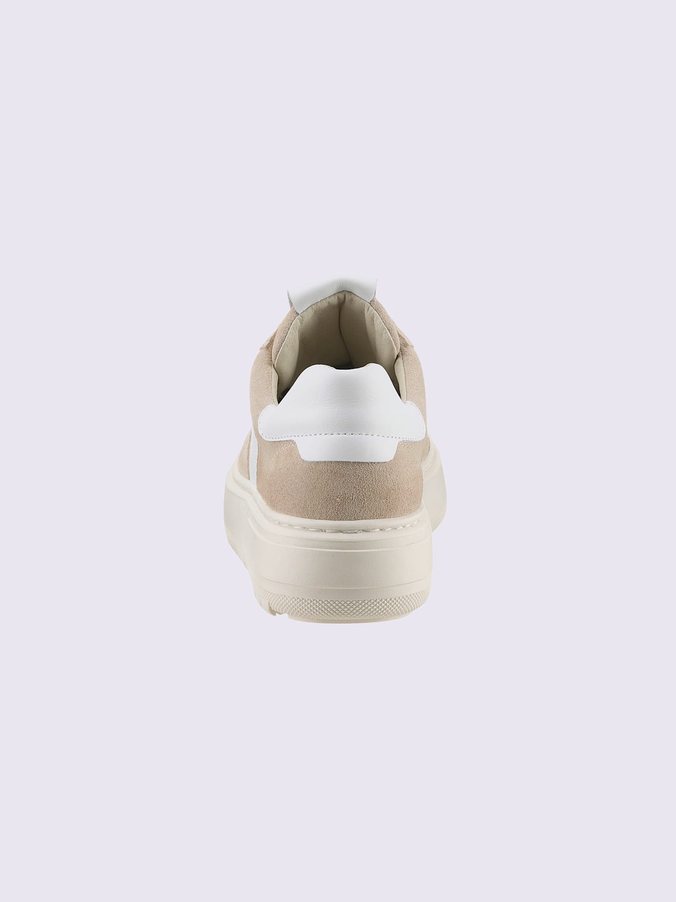 Baskets cuir de bœuf nappa et velours