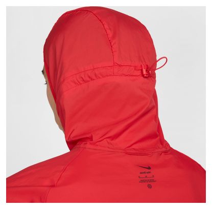 Veste coupe-vent Nike Stride Rouge Homme