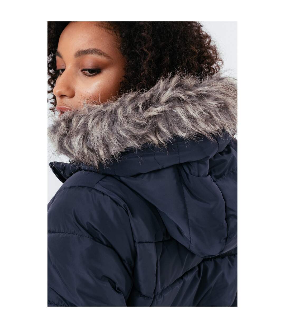Hype - Manteau - Femme (Bleu marine) - UTHY6955