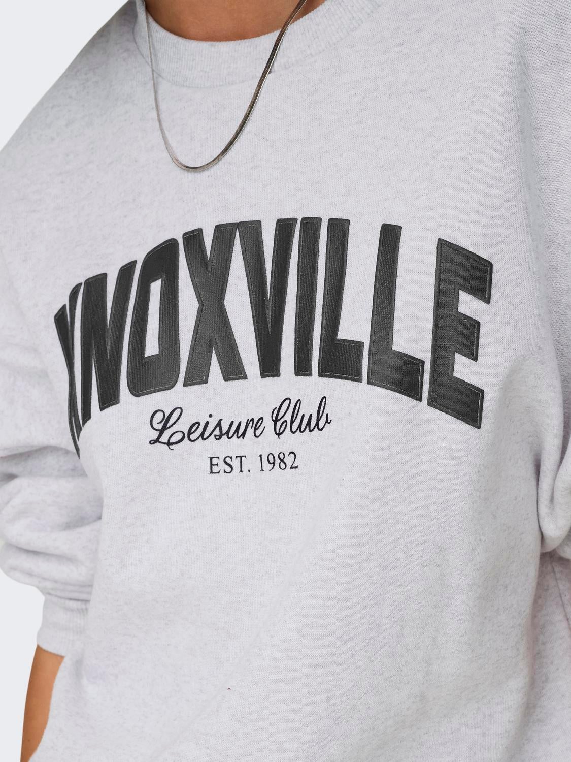 ONLDEBORAH Sweatshirt Light Grey Melange