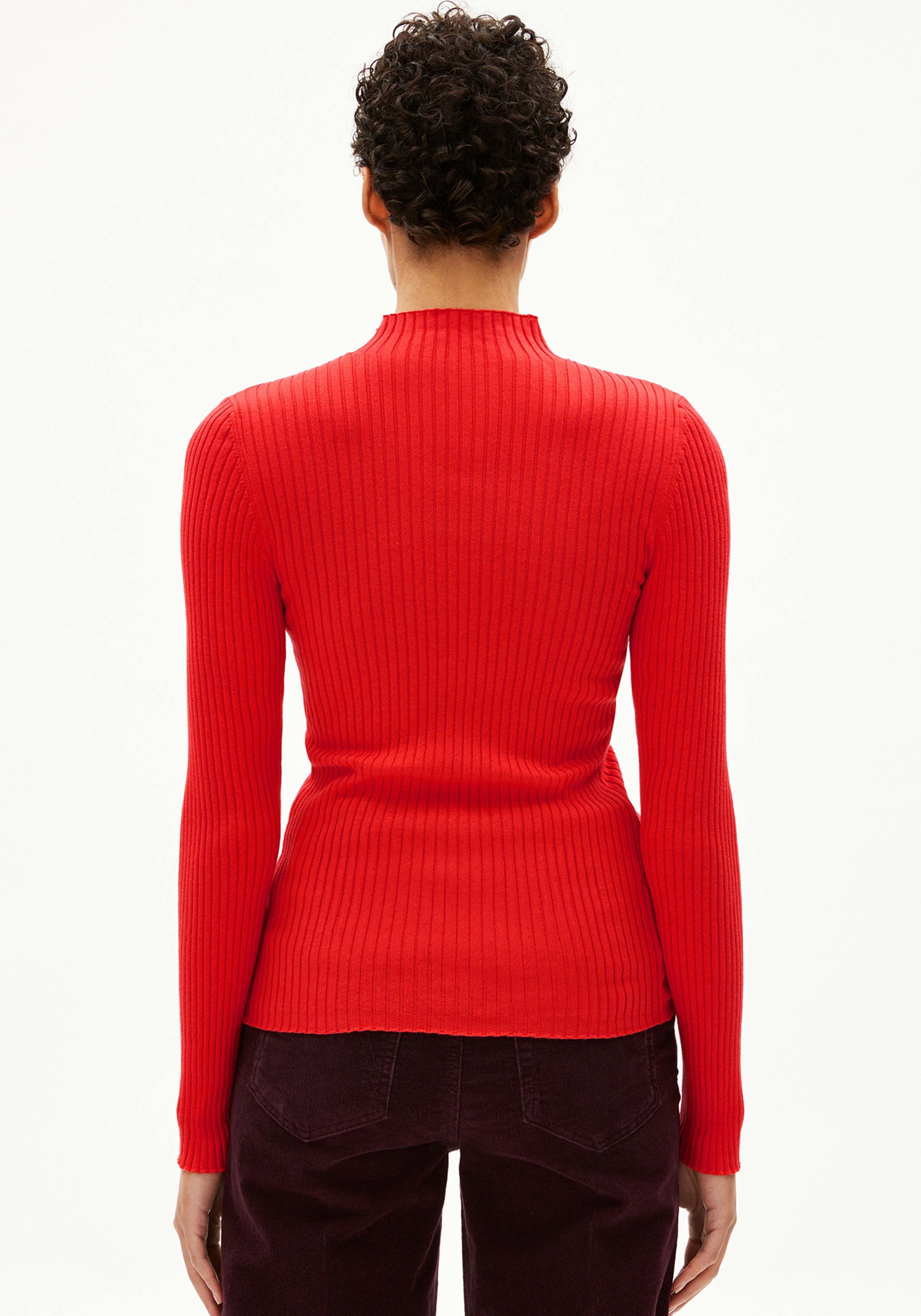Armedangels Strickpullover Alaania Candy Apple