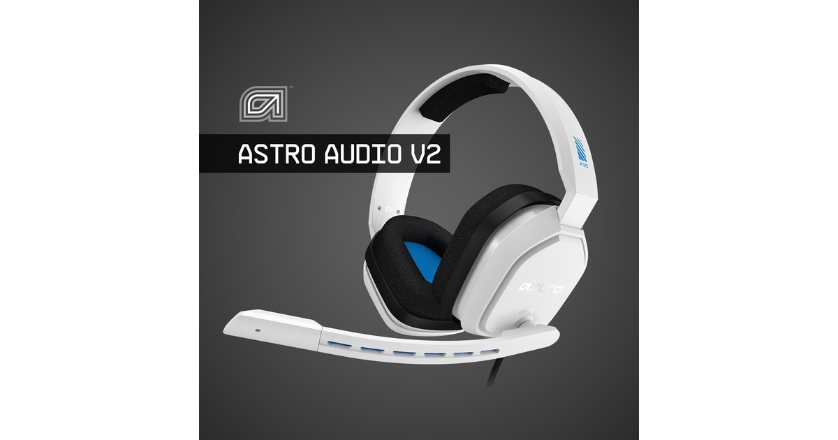 ASTRO GamingA10 headset over-ear gaming headset  (Wit/blauw, PlayStation 4, Xbox One, pc)