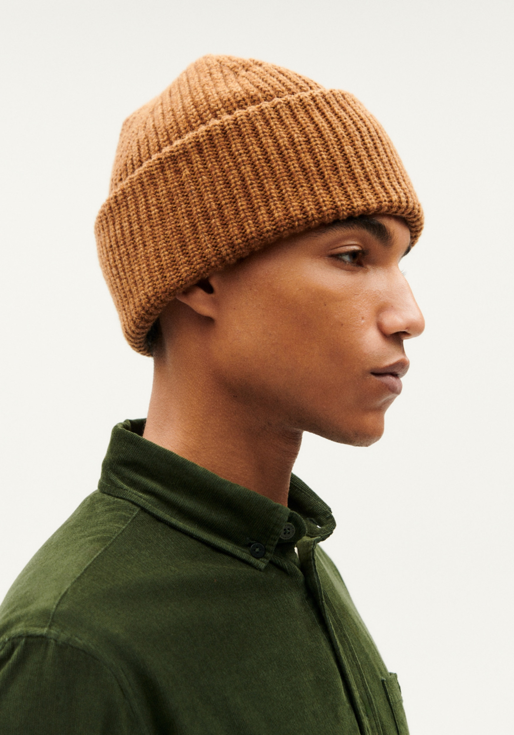 Thinking Mu Woll-Beanie Ruby Brown