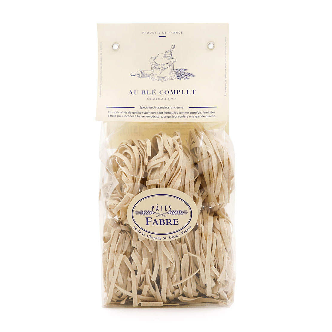 Tagliatelles au blé complet