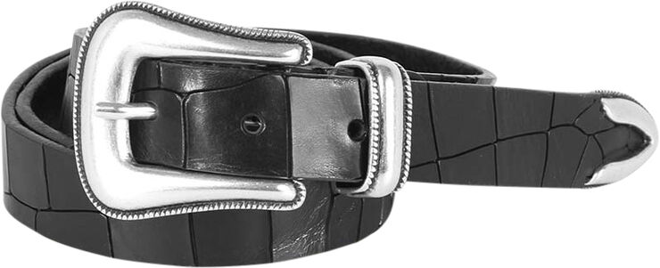 Markberg PatriciaMBG Belt, Croco Sort