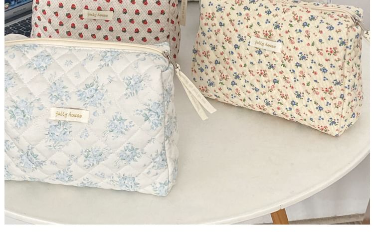 TangTangBags - Gewatteerde make-uptas met patroonprint