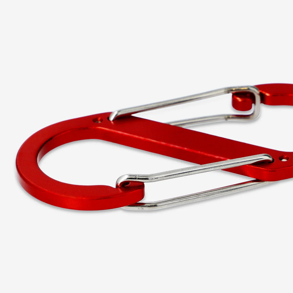 Rød S-krog i aluminium