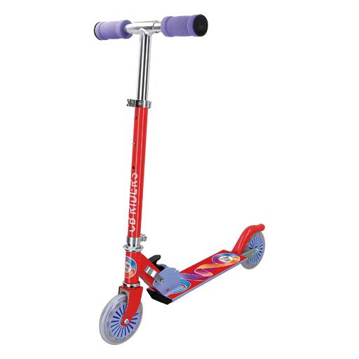 Patinete dobrável de alumínio para crianças de 3 anos, com 2 rodas e 12 cm de altura, da CB Riders.