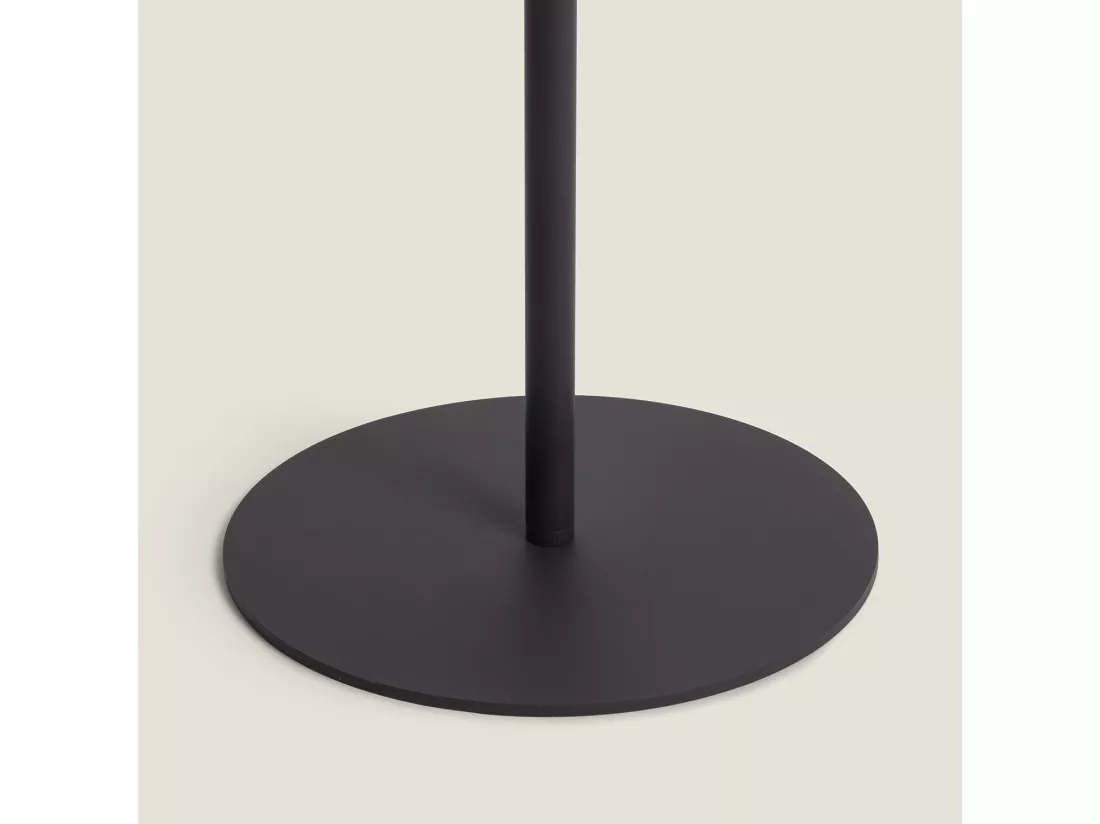 Lampadaire LED Extérieur Solaire Métal Larso 3000K Blanc chaud