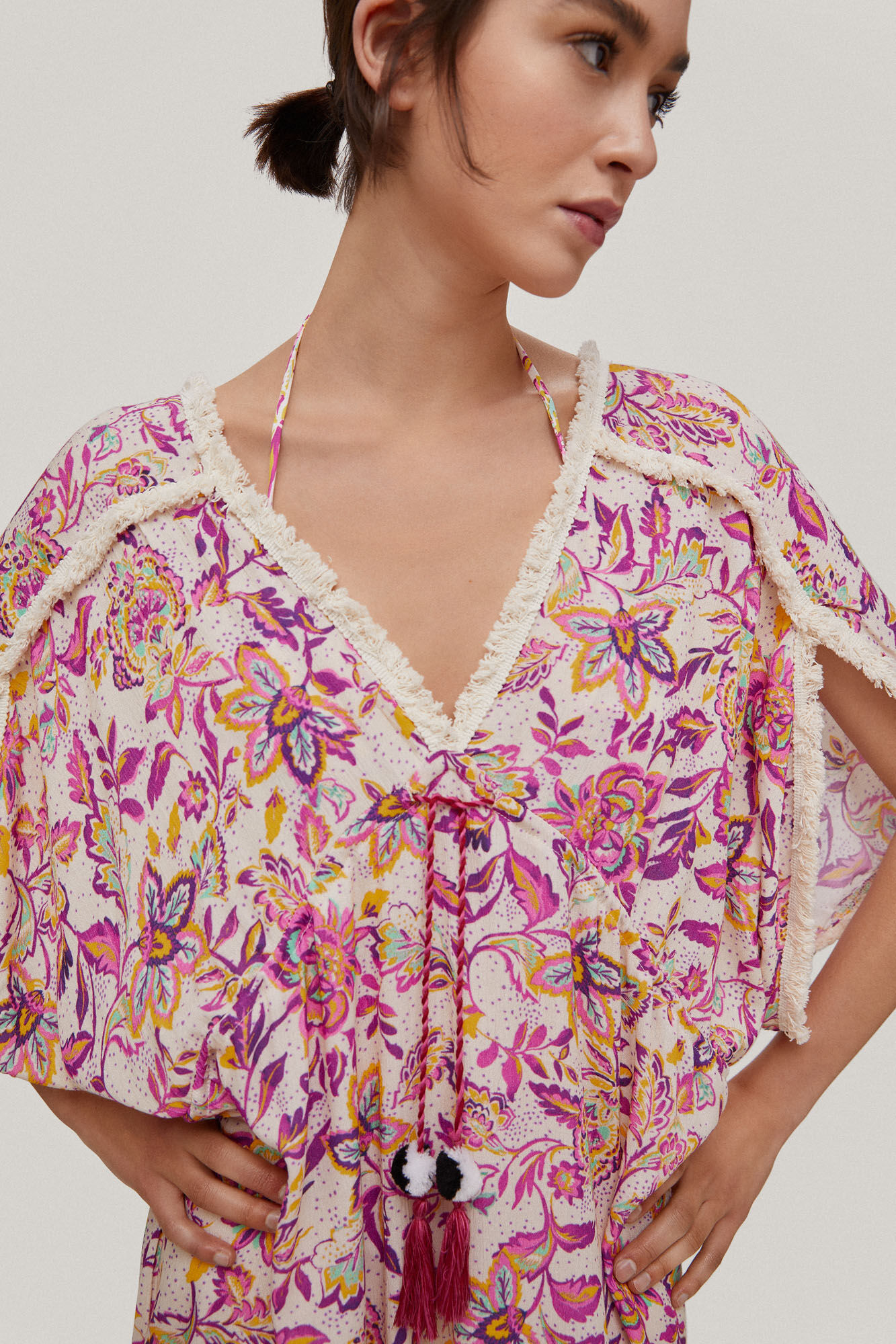 Caftan estampado - Vários
