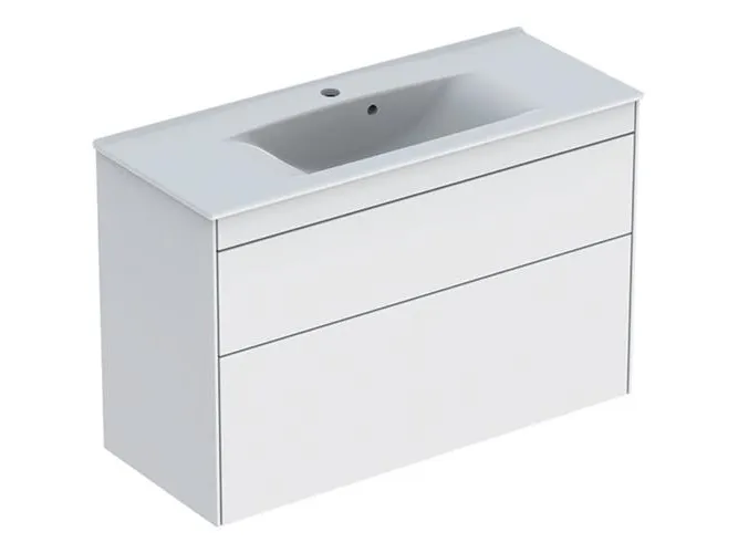Ifö Sense møbelpk 90cm, Sense - Compact H:59,cm B:90cm D:36,6cm med greb,Sense vask 2skuffer