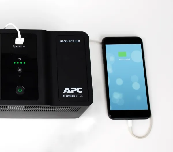 APC Back-UPS BE850G2-GR - UPS - AC 230 V - 520 Watt - 850 VA - output-stikforbindelser: 8 - sort