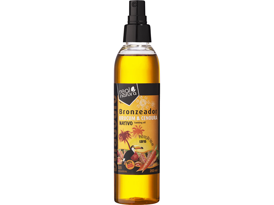OLEO REAL NATURA URUCUM CENOURA SPF15 200ML