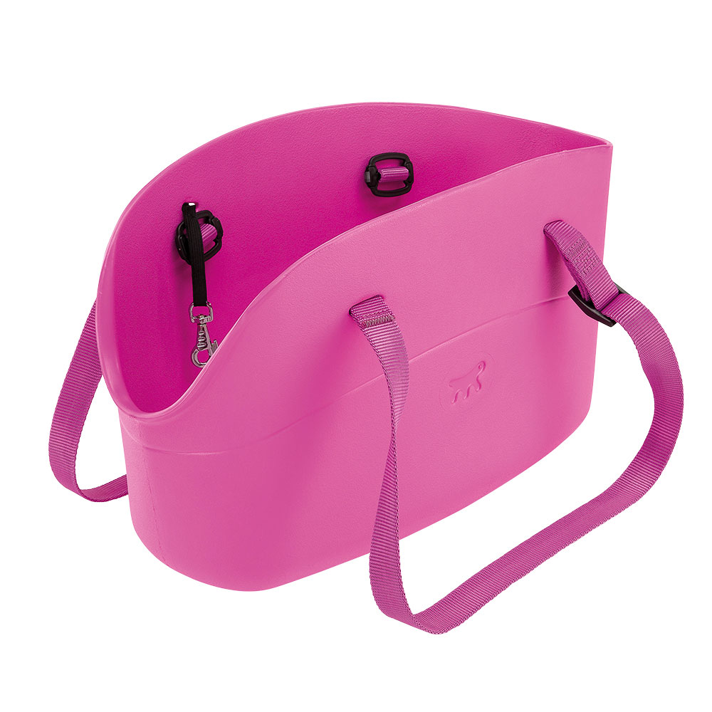 Ferplast sac de transport pour chiens de petite taille with me, eva, caoutchouc souple plastifié, lavable, poignées réglables,