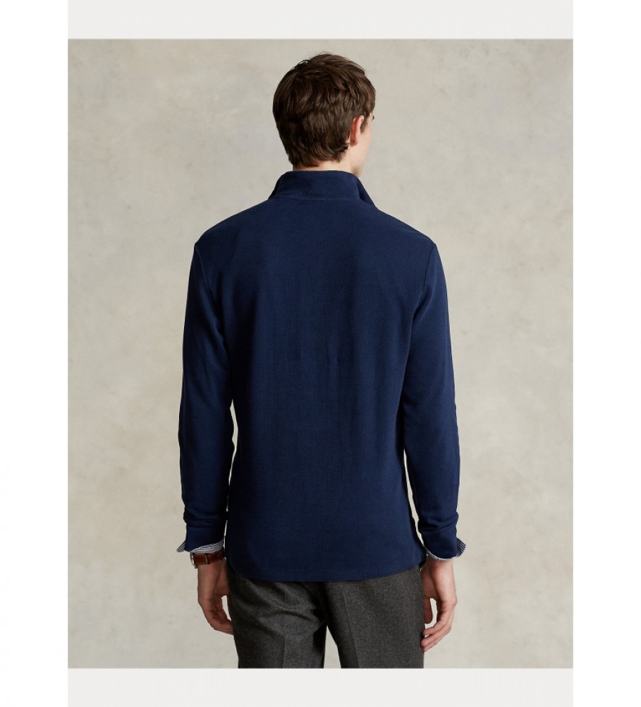 Suéter Ralph Lauren Estate-Rib Azul Marinho