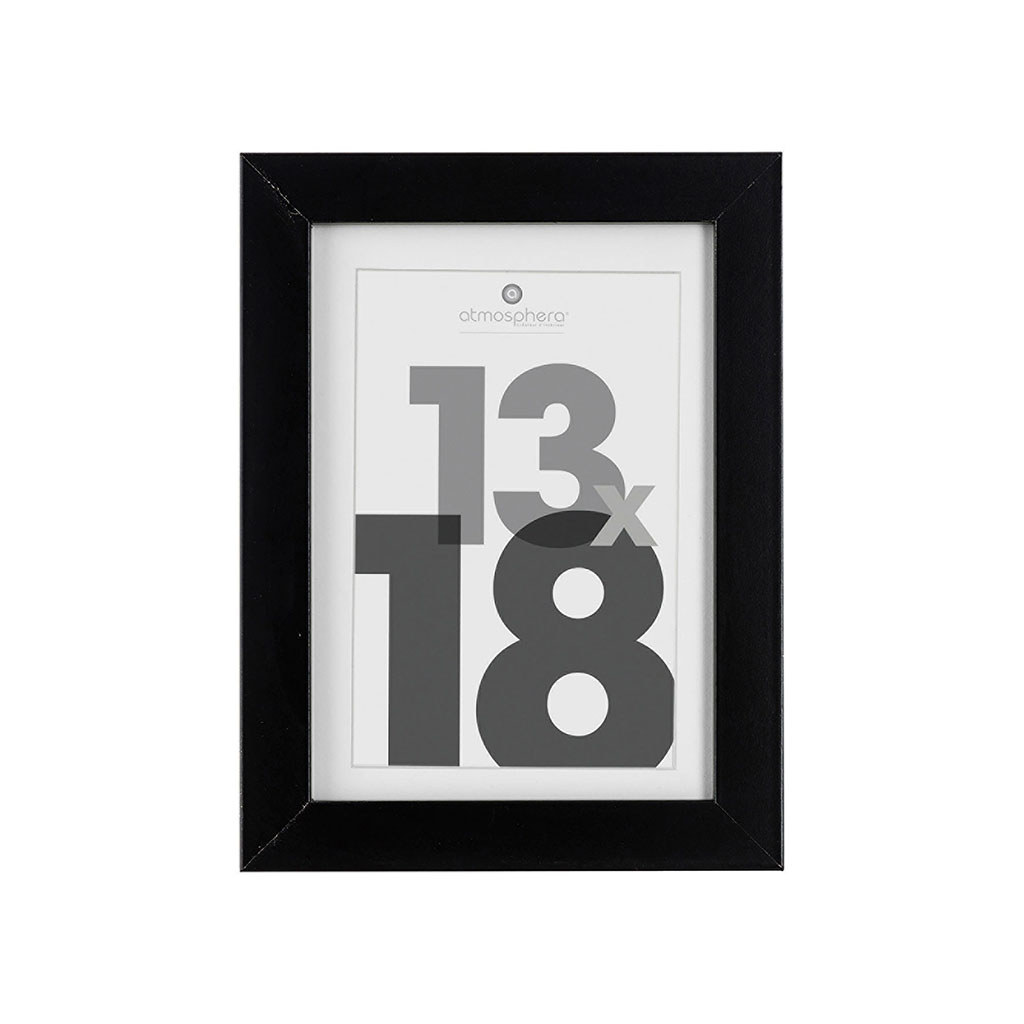Cadre photo noir 13x18cm