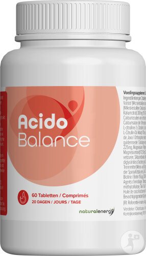 Natural Energy Acido Balance Équilibre Acido-Basique 60 Comprimés