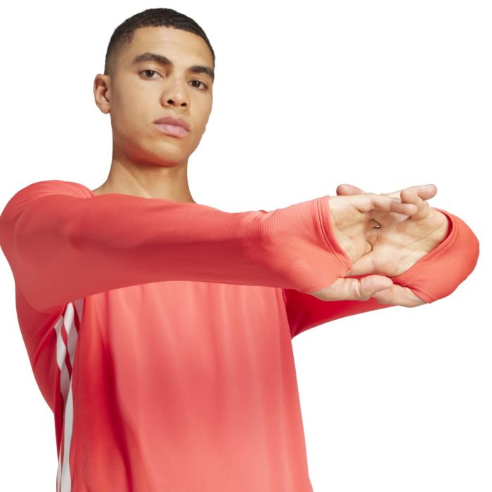 adidas Herre T-shirts Adizero L LS Tee Rød