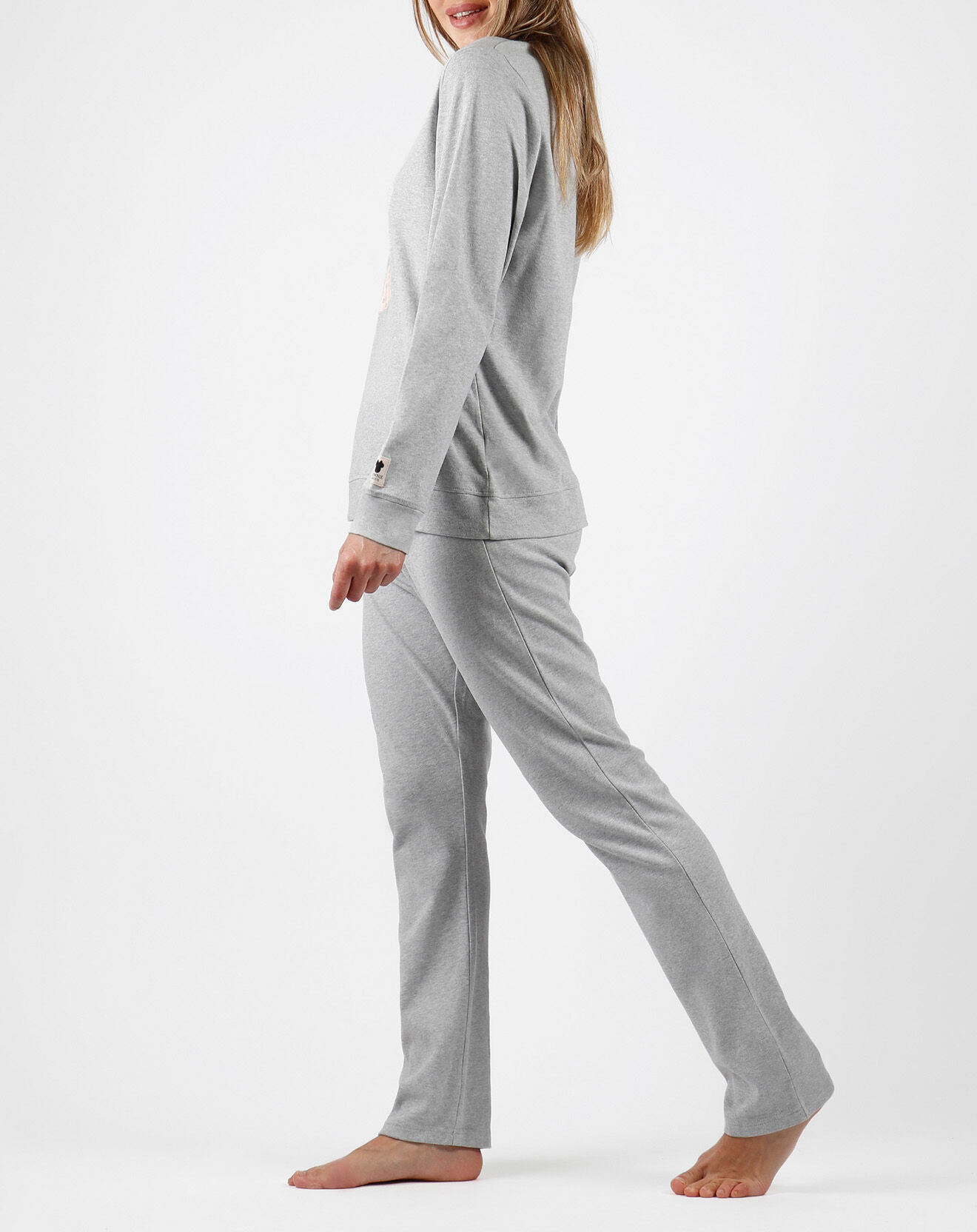 28 Pyjama Minnie Bubble gum gris