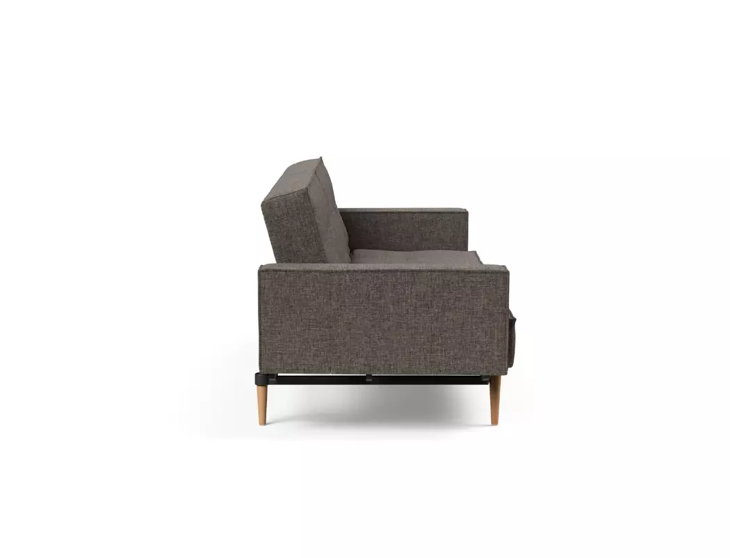 Schlafsofa mit Armlehnen Splitback Styletto hell