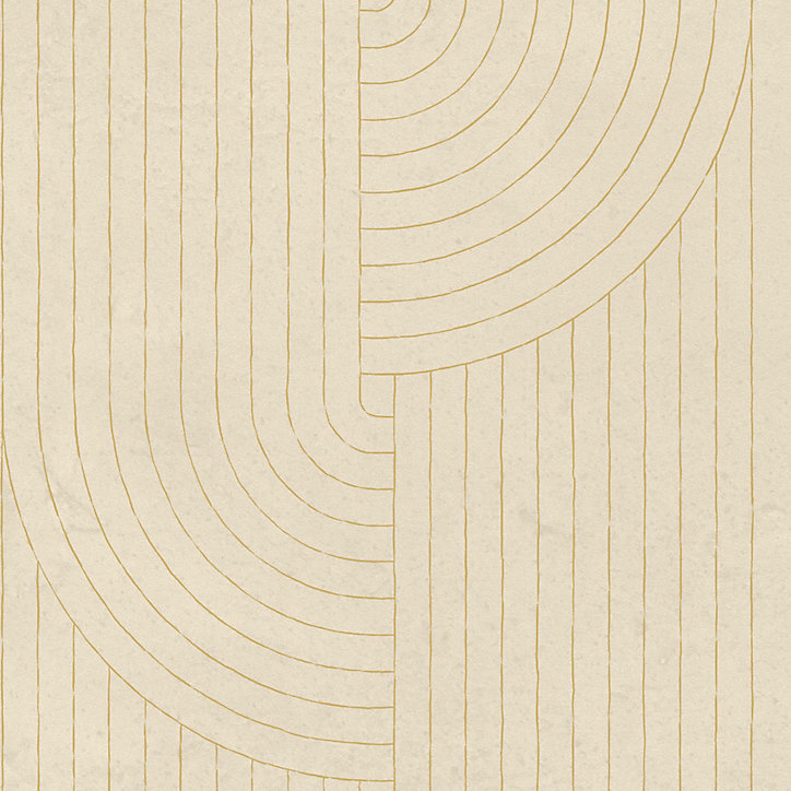 Papier peint intissé Superfresco Easy géométrique art déco doré