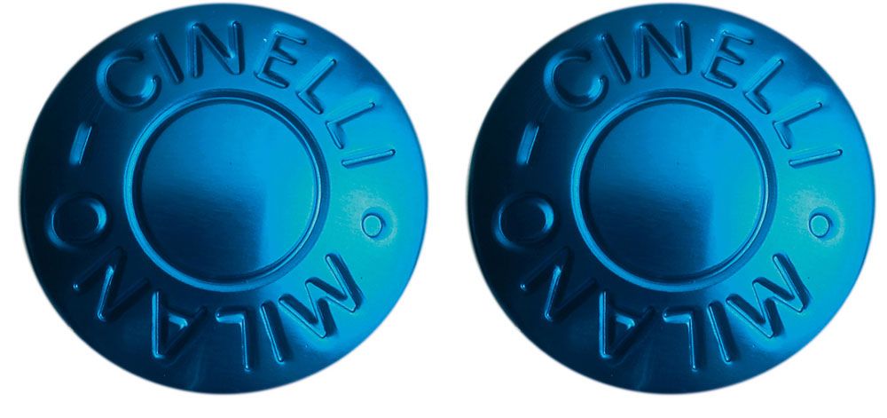 Cinelli Endstopfen Milano Aluminium eloxiert blau