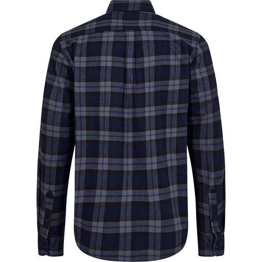 Resteröds Flannel Skjorte, Check Blue, L