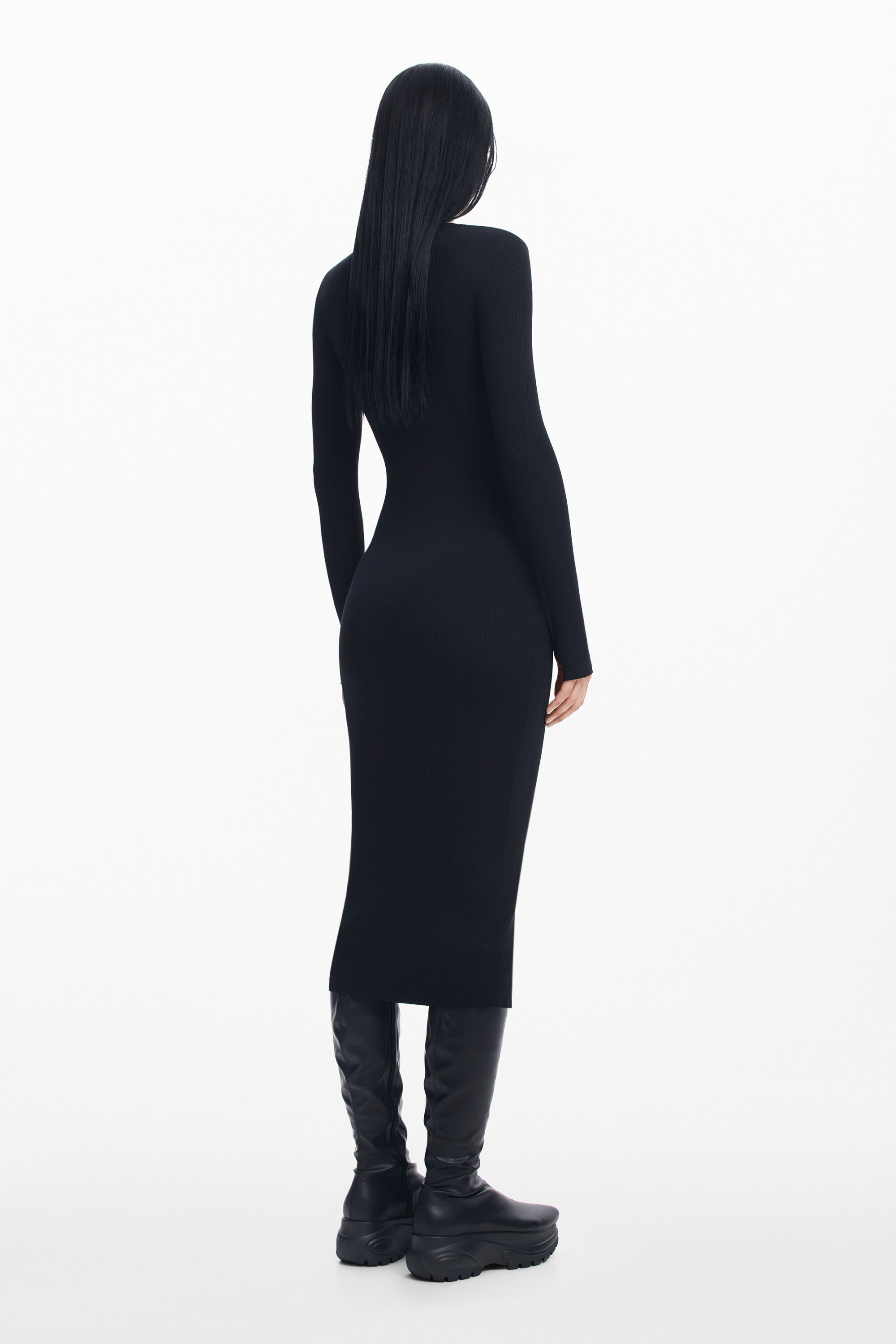 Vestido recortado Maitrepierre