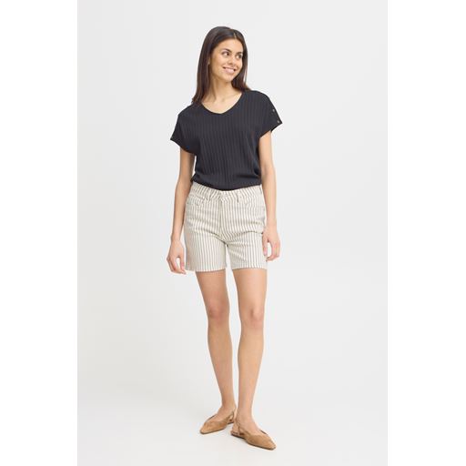 Fransa Nomi T-shirt, Black, XL