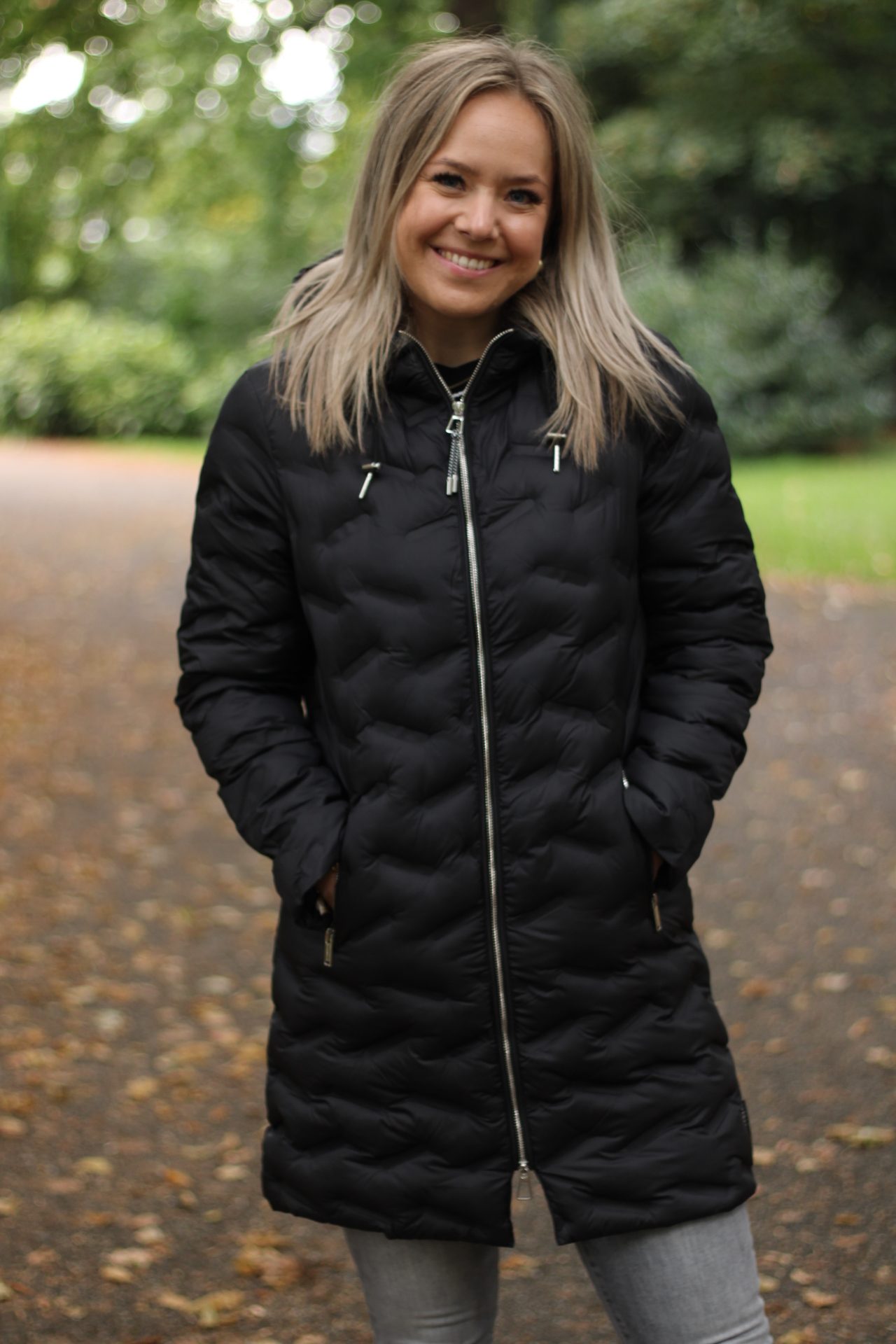 Rino & Pelle - Harper Hooded Coat With Zipper - Black