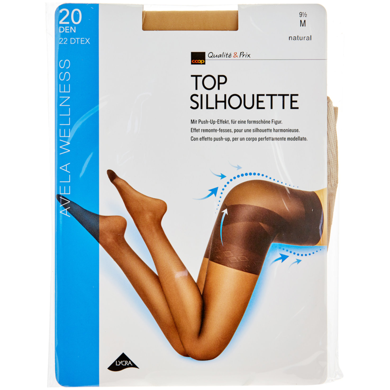 Avela Strumpfhose Top Silhouette Natural