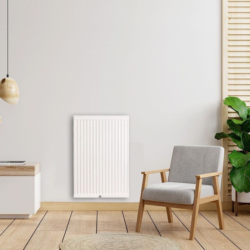 Oppio - Paneelradiator Compact 6 - Wit - 90x60 cm - 1760 Watt