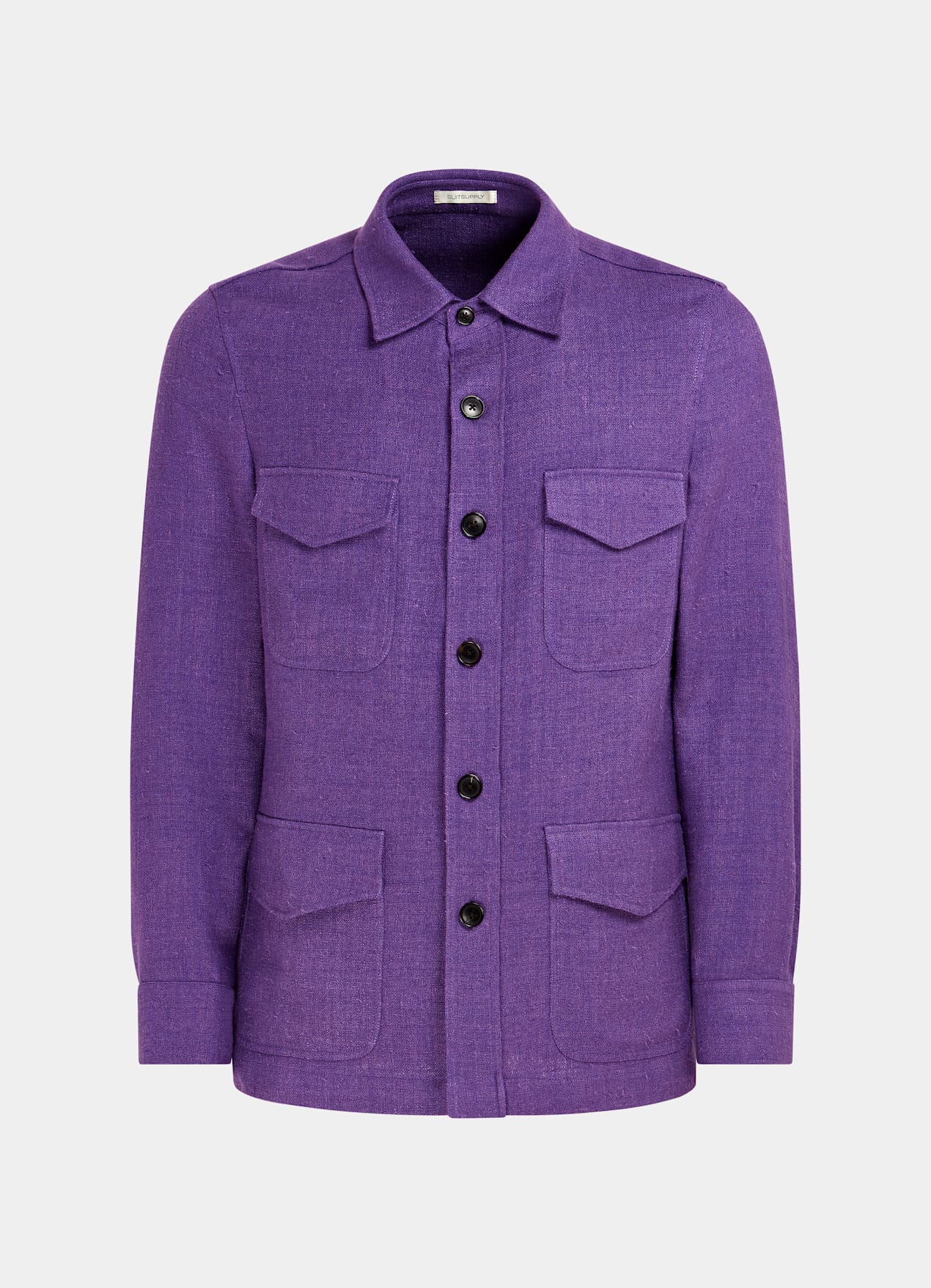 Veste chemise coupe Relaxed violette