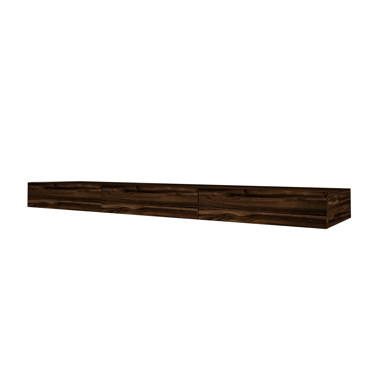 TV-Lowboard - braun - 140 cm breit