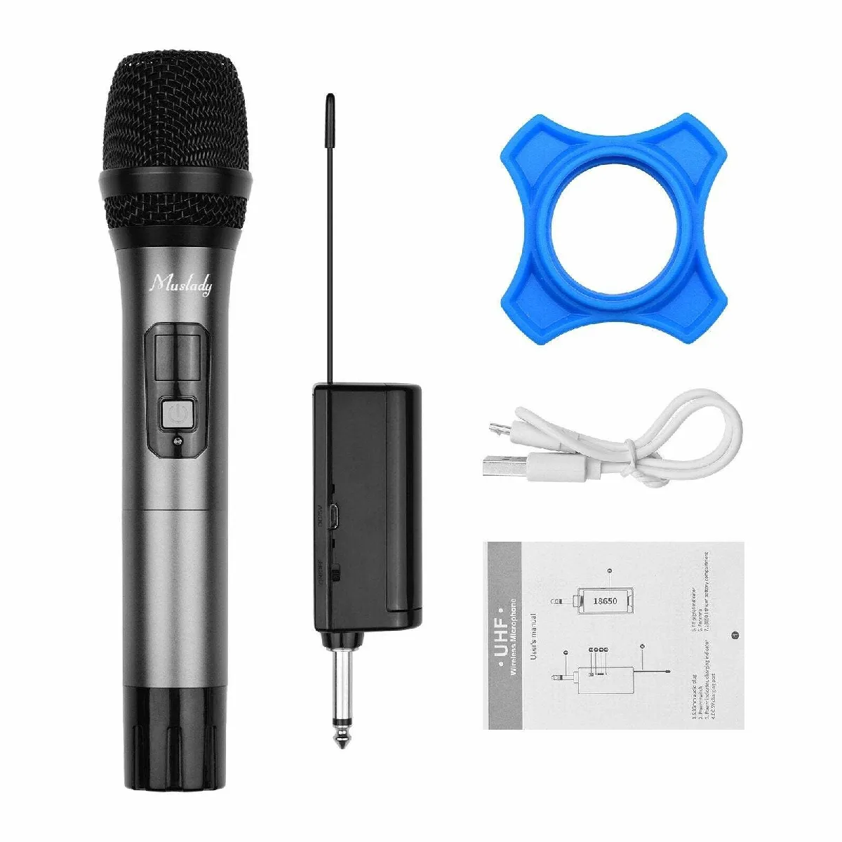 Justgreenbox Système micro sans fil UHF