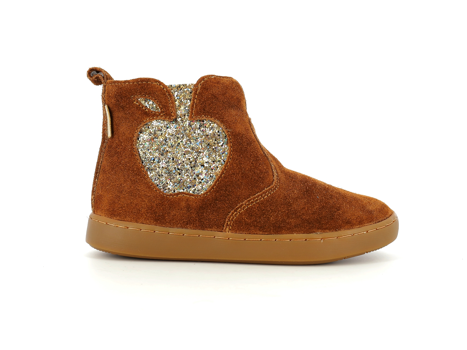 Shoopom-PLAY NEW APPLE Nubuck Camel
