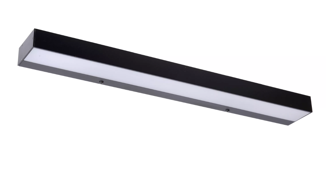 Lucide Alexa wandlamp LED 60cm zwart mat