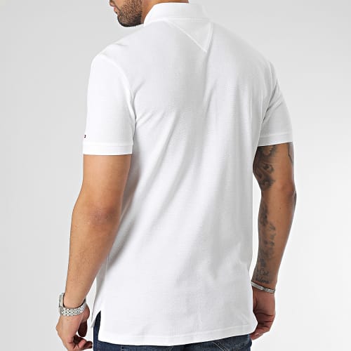 Polo Manches Courtes Classic Signature 6217 Blanc