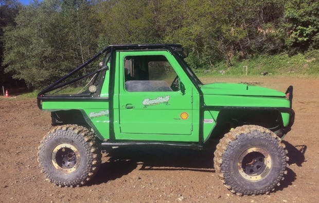 Mercedes Puch G offroad fahren in Stockerau als Geschenk
