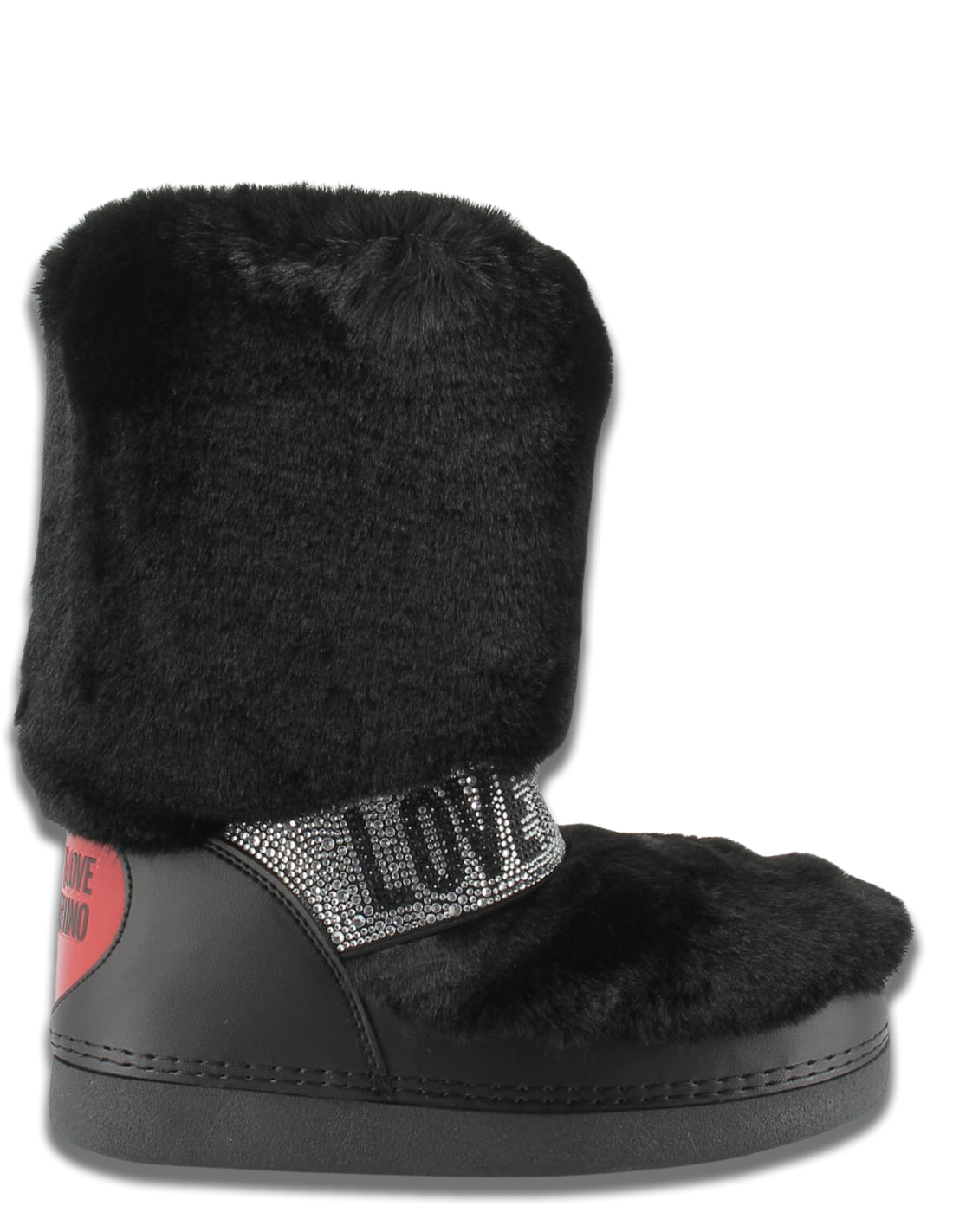 moschino love Bottes Femme Après-Ski Noir