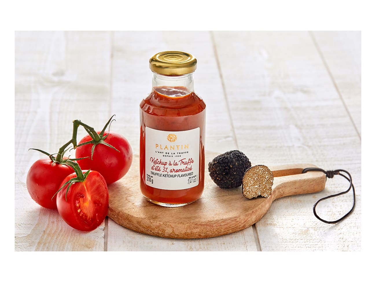 Ketchup à la truffe d'été 3% - 210 g - Plantin
